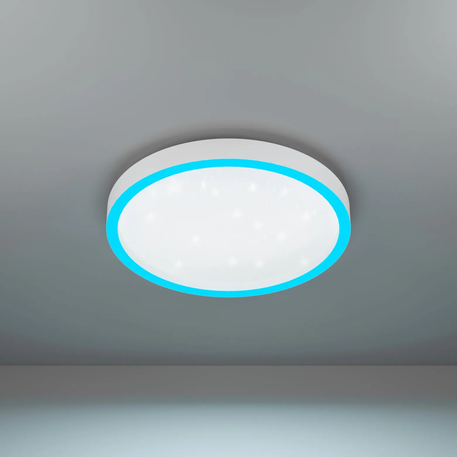 EGLO connect Montemorelos-Z, RGBW, valkoinen, Ø42cm
