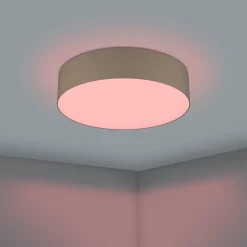 EGLO connect Romao-Z-LED-kattovalaisin Ø57cm taupe