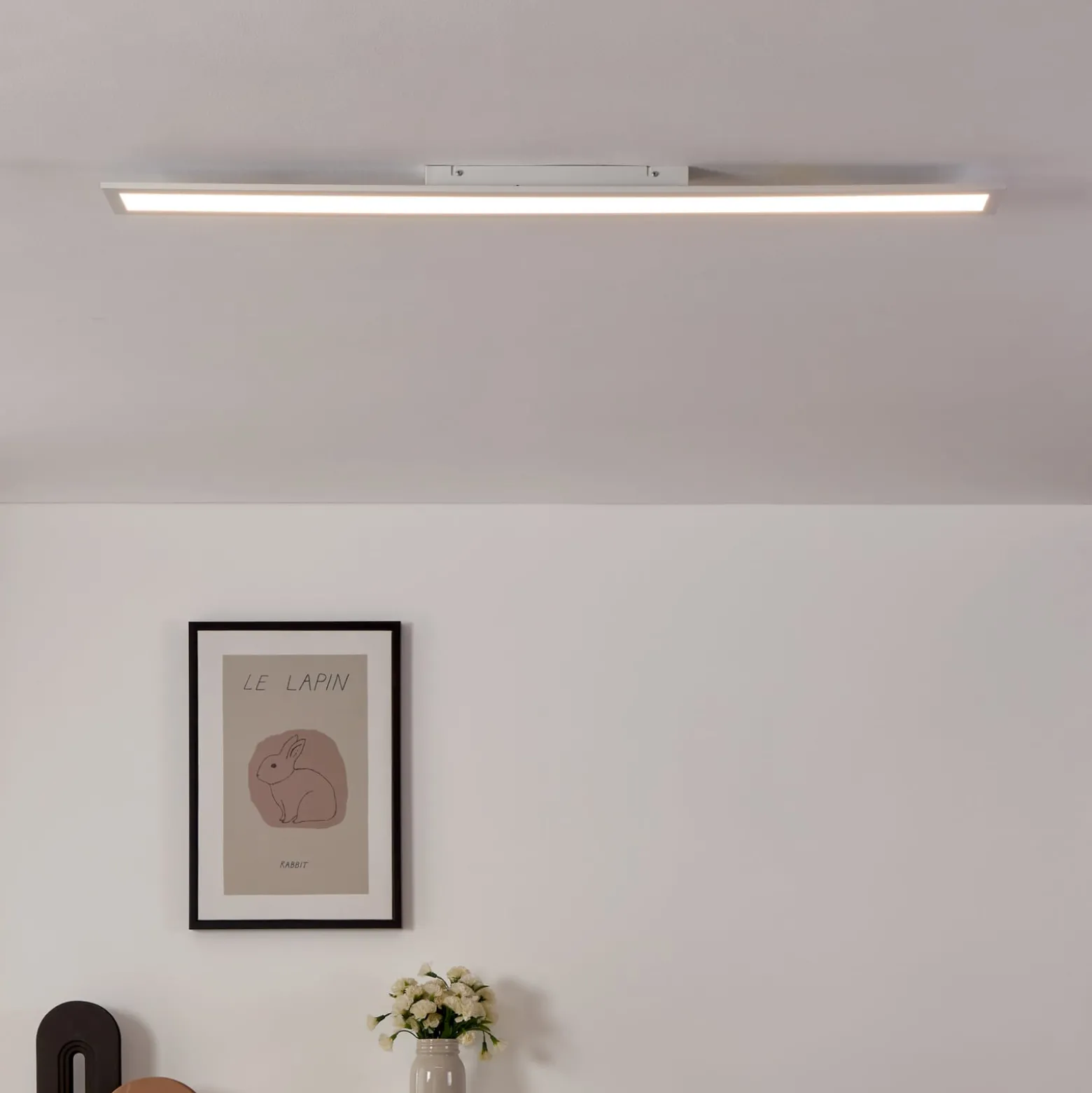 EGLO connect Salobrena-Z LED-kattovalaisin, 120x10cm, valkoinen