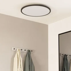 EGLO connect Sarsina-Z kattovalaisin musta Ø60cm