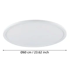 EGLO connect Sarsina-Z kattovalaisin valkoinen Ø60cm