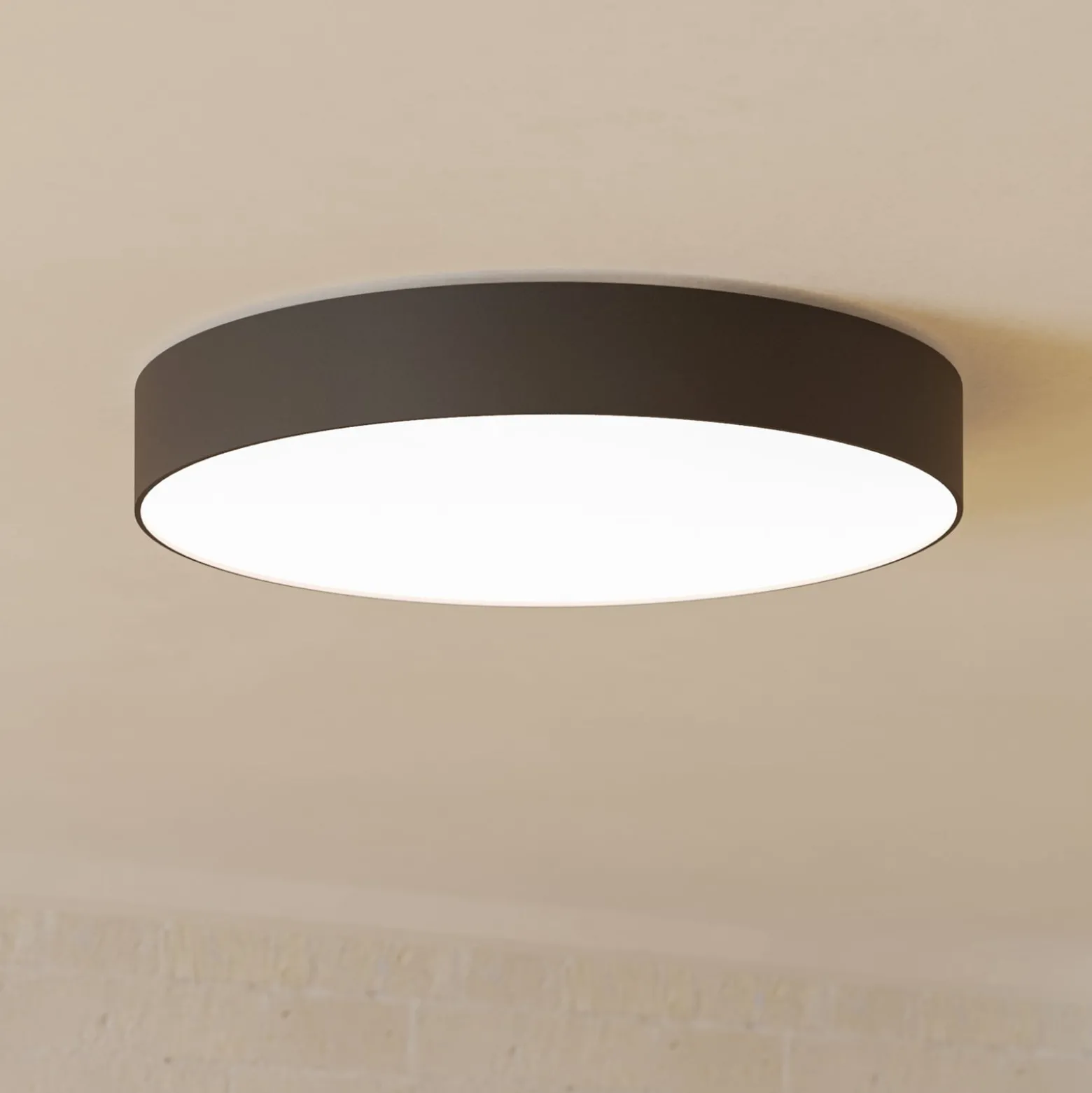EGLO connect Smart-LED-kattovalaisin Gallizzi-Z, musta, Ø49cm