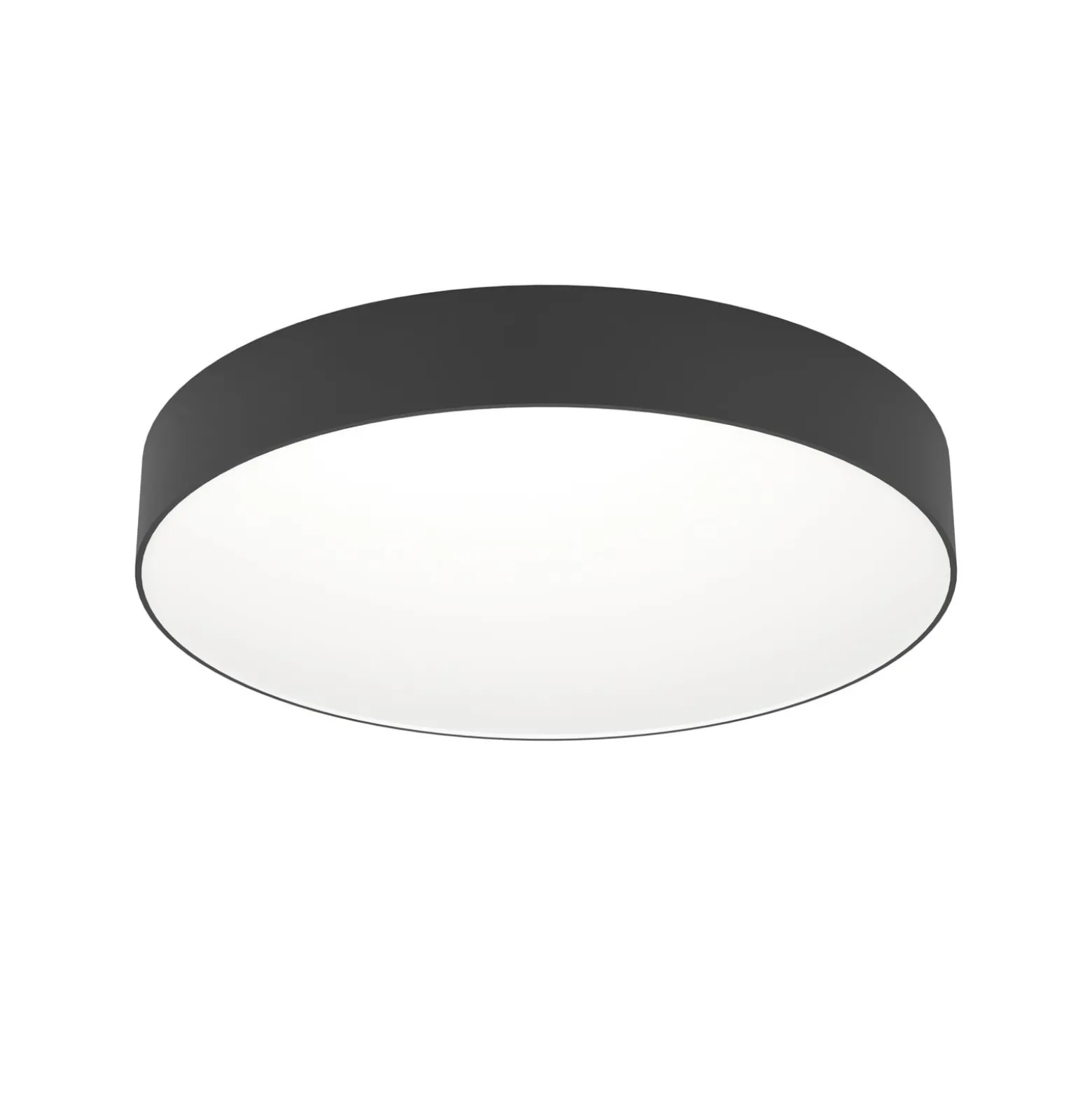 EGLO connect Smart-LED-kattovalaisin Gallizzi-Z, musta, Ø49cm