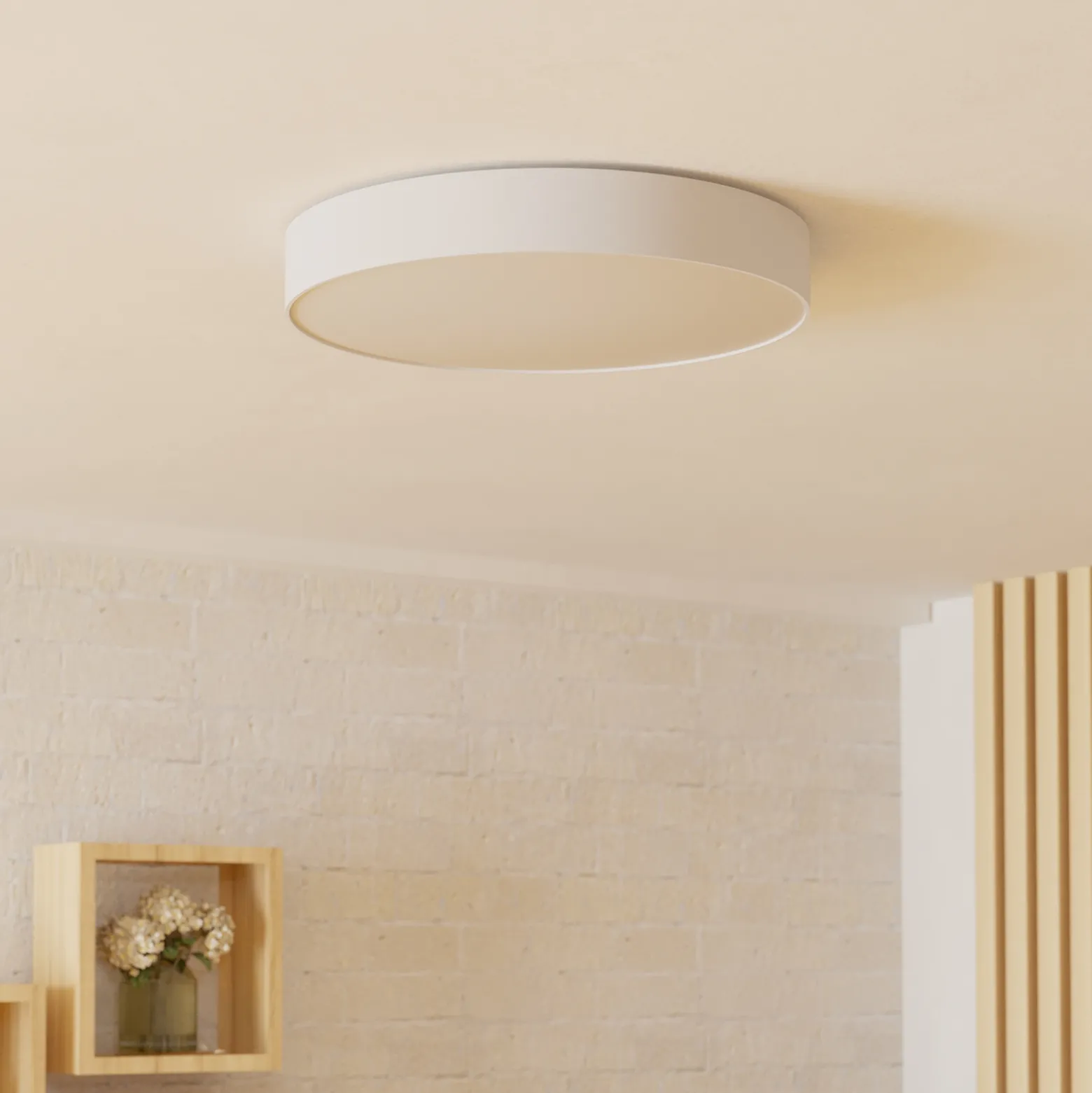 EGLO connect Smart LED-kattovalaisin Gallizzi-Z, valkoinen, Ø49cm