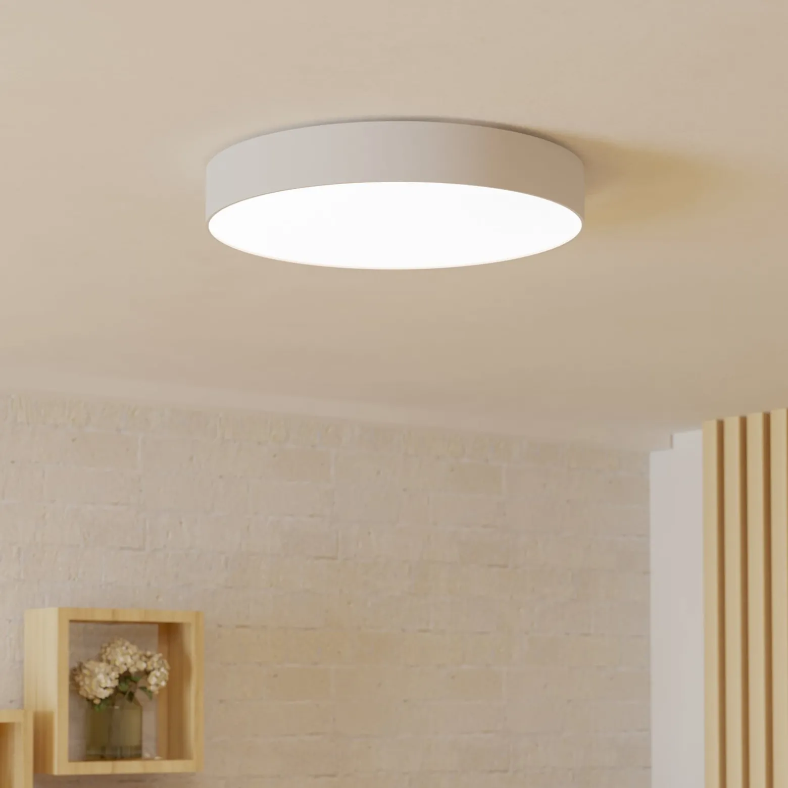 EGLO connect Smart LED-kattovalaisin Gallizzi-Z, valkoinen, Ø49cm