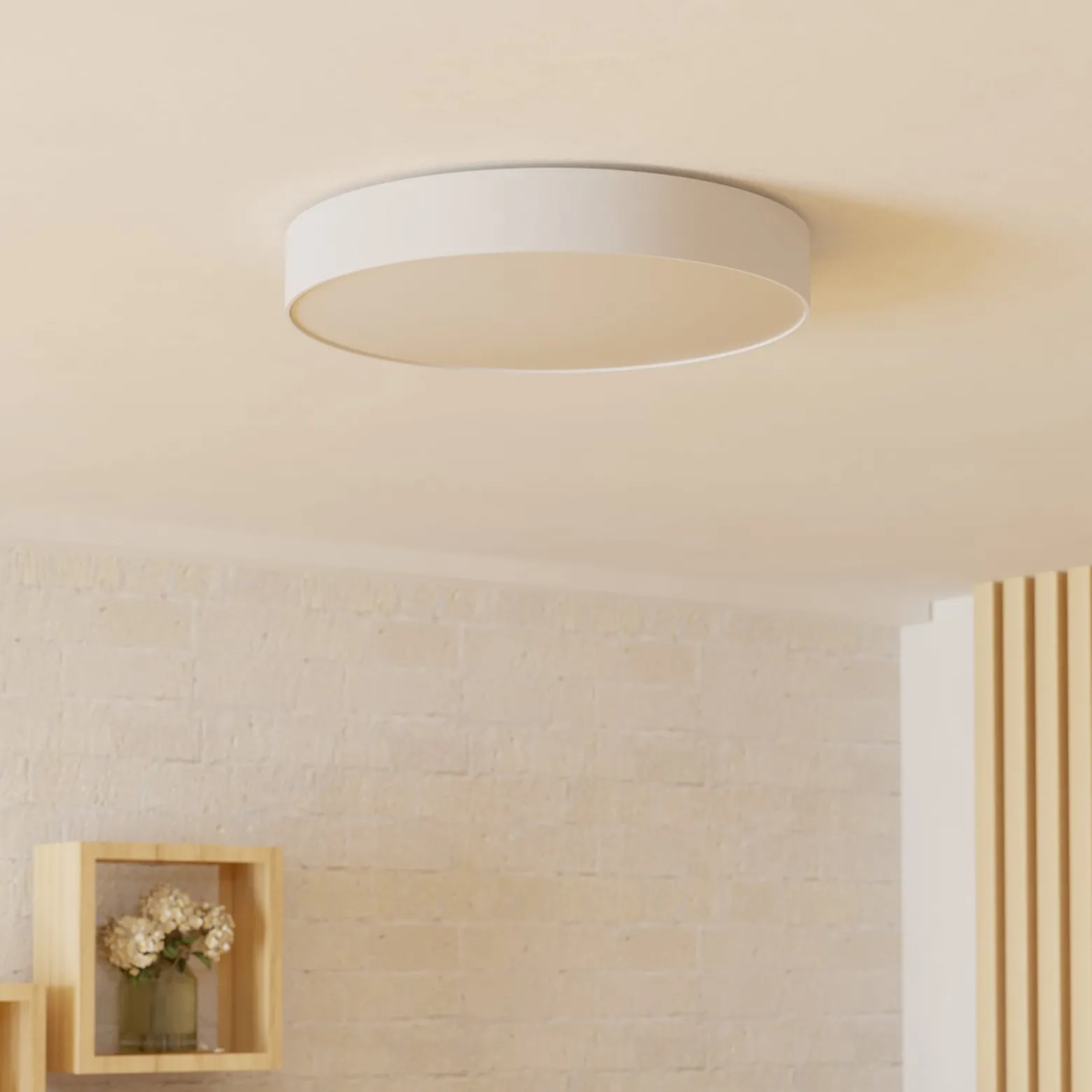 EGLO connect Smart LED-kattovalaisin Gallizzi-Z, valkoinen, Ø49cm