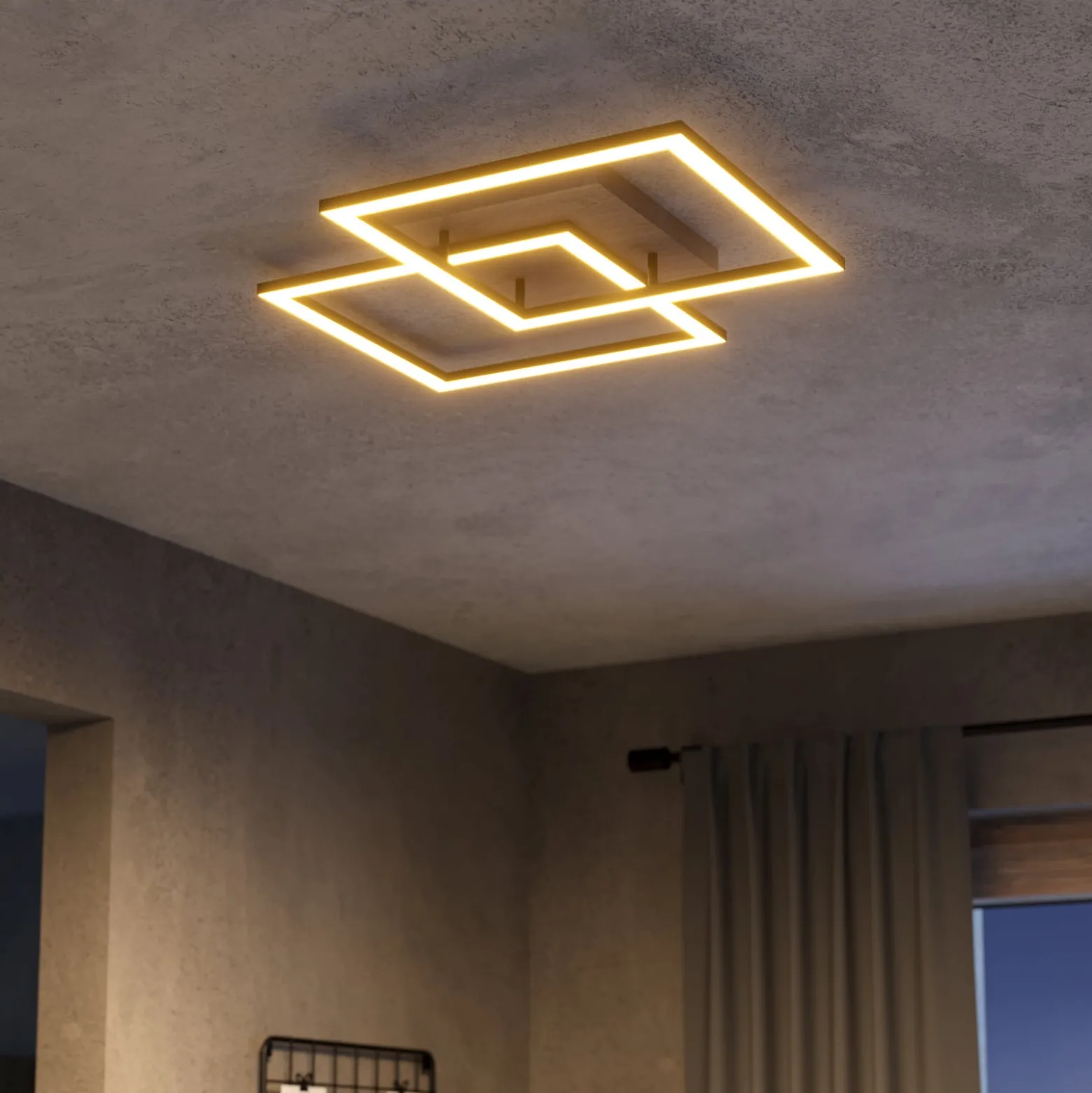 EGLO connect Smart LED-kattovalaisin Lomaltas-Z, 77 cm, 4400 lm