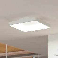 EGLO connect Smart-LED kattovalaisin Loretello-Z, kulmikas, valkoinen