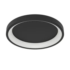 EGLO connect Smart-LED kattovalaisin Loretello-Z, pyöreä, musta