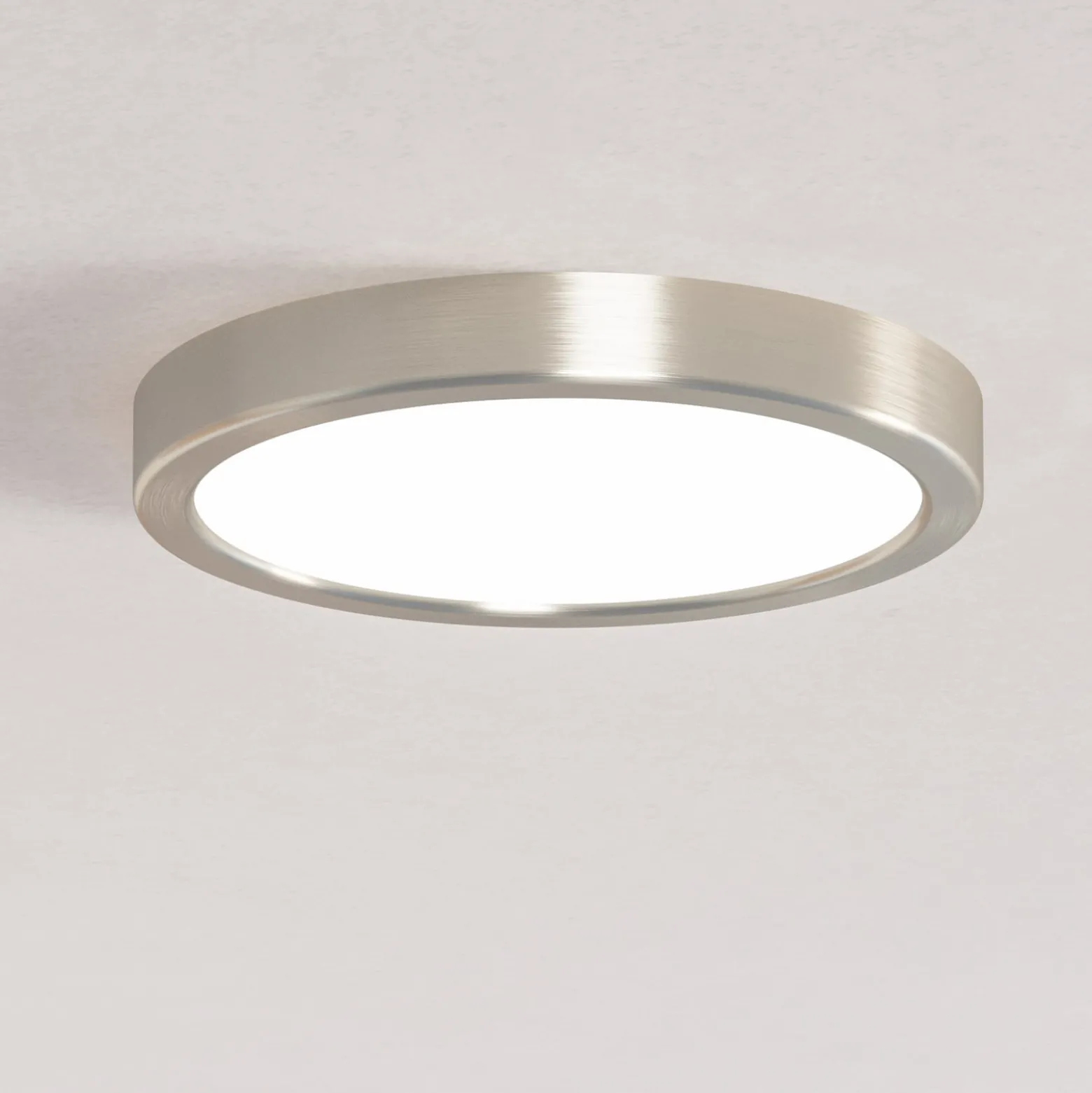 EGLO connect Smart-LED-pinta-asennettava valaisin Fueva 6-Z, harmaa, Ø 21cm