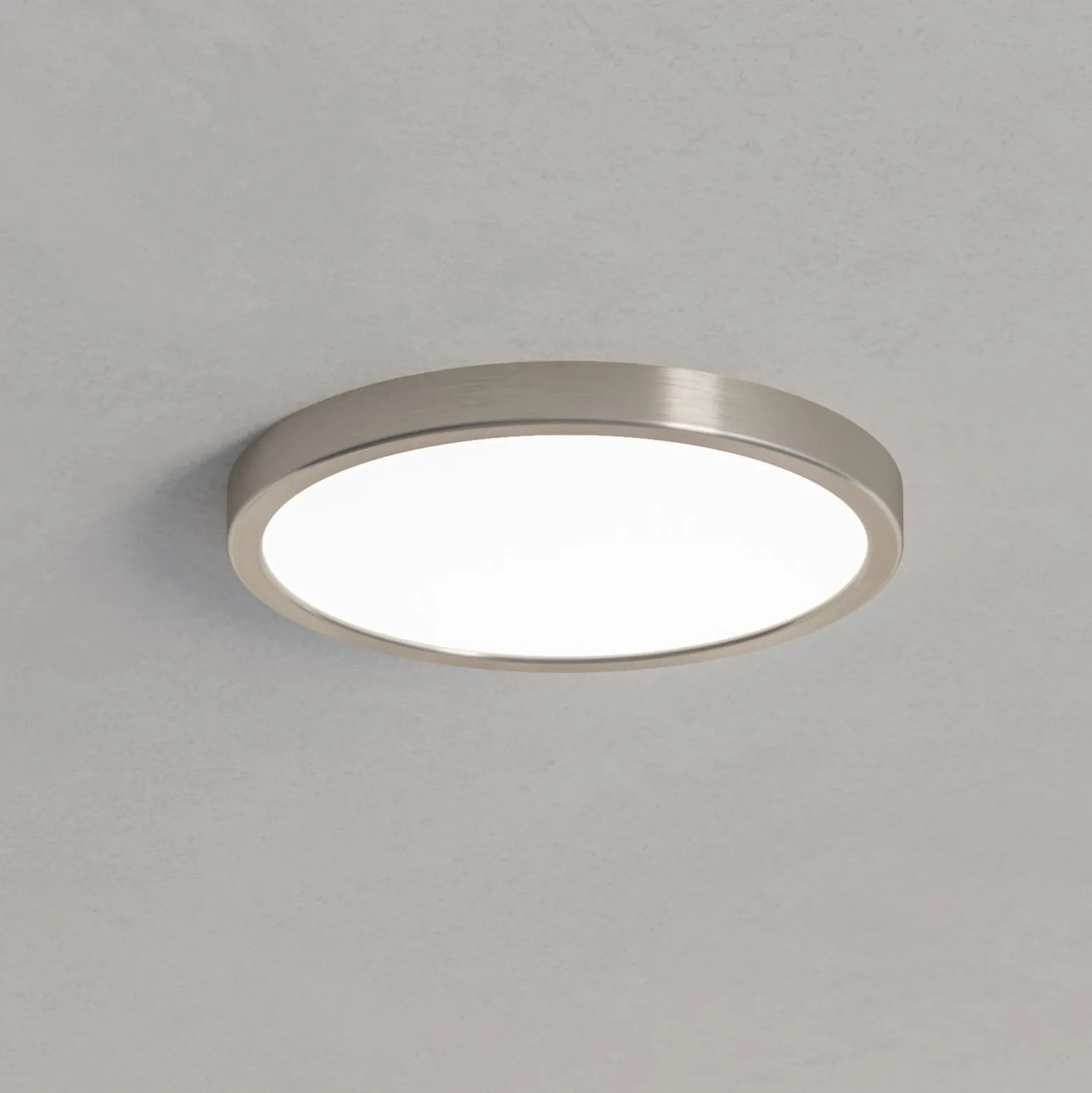 EGLO connect Smart-LED-pinta-asennettava valaisin Fueva 6-Z, harmaa, Ø 27cm