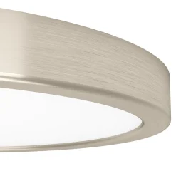 EGLO connect Smart-LED-pinta-asennettava valaisin Fueva 6-Z, harmaa, Ø 27cm