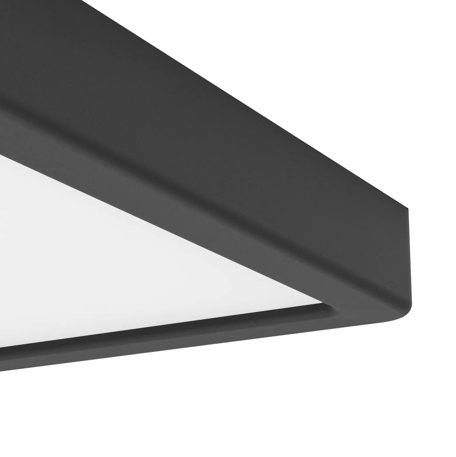 EGLO connect Smart-LED-pinta-asennettava valaisin Fueva 6-Z, musta, 22 cm