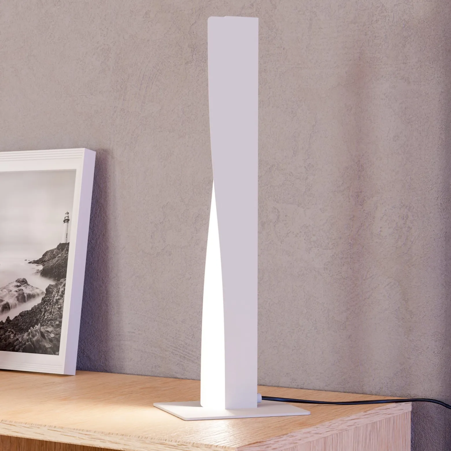 EGLO connect Smart LED-pöytävalaisin Bolognano-Z, harmaa
