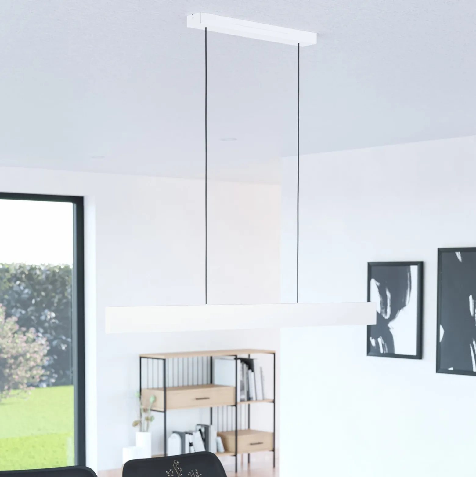 EGLO connect Smart-LED-riippuvalaisin Andreas-Z, harmaa, teräs