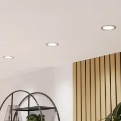 EGLO connect Smart LED-uppovalaisin Fueva 6-Z, harmaa, Ø 12 cm