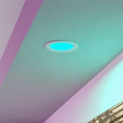 EGLO connect Smart LED-uppovalaisin Fueva 6-Z, valkoinen, Ø 12 cm