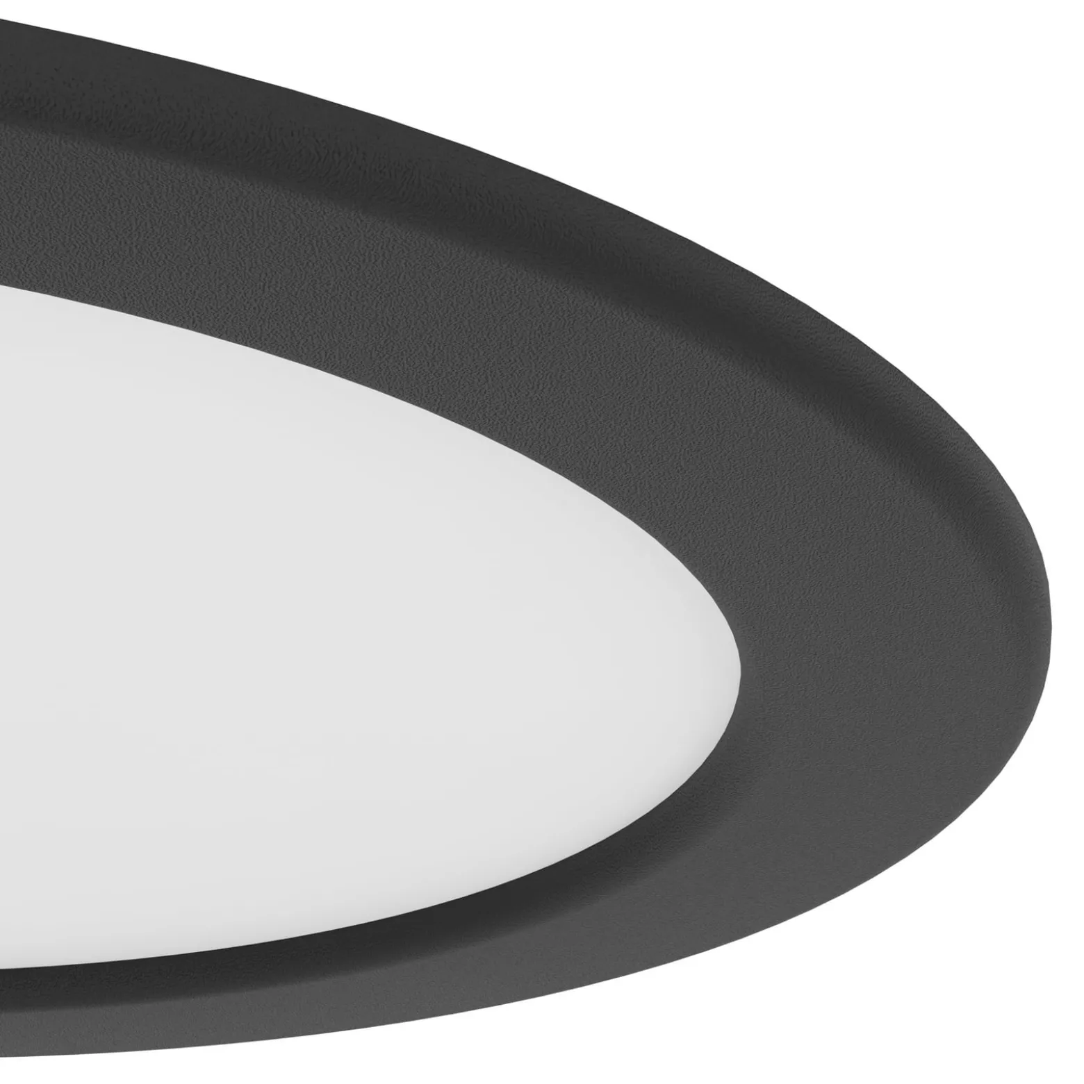 EGLO connect Smart-LED-uppovalo Fueva 6-Z, musta, Ø16cm