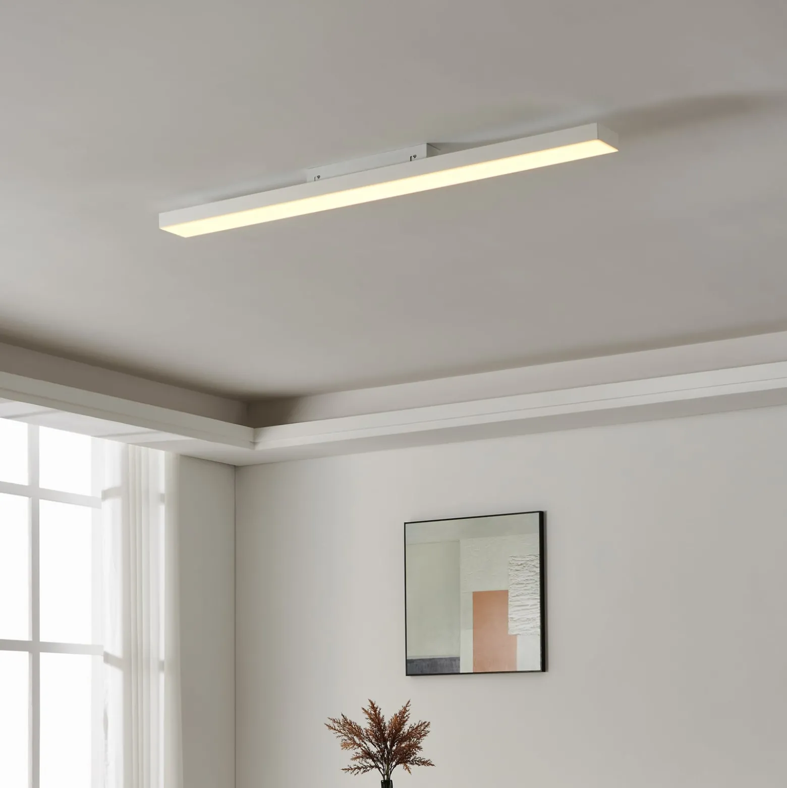 EGLO connect Turcona-Z LED-kattovalaisin 120x10cm