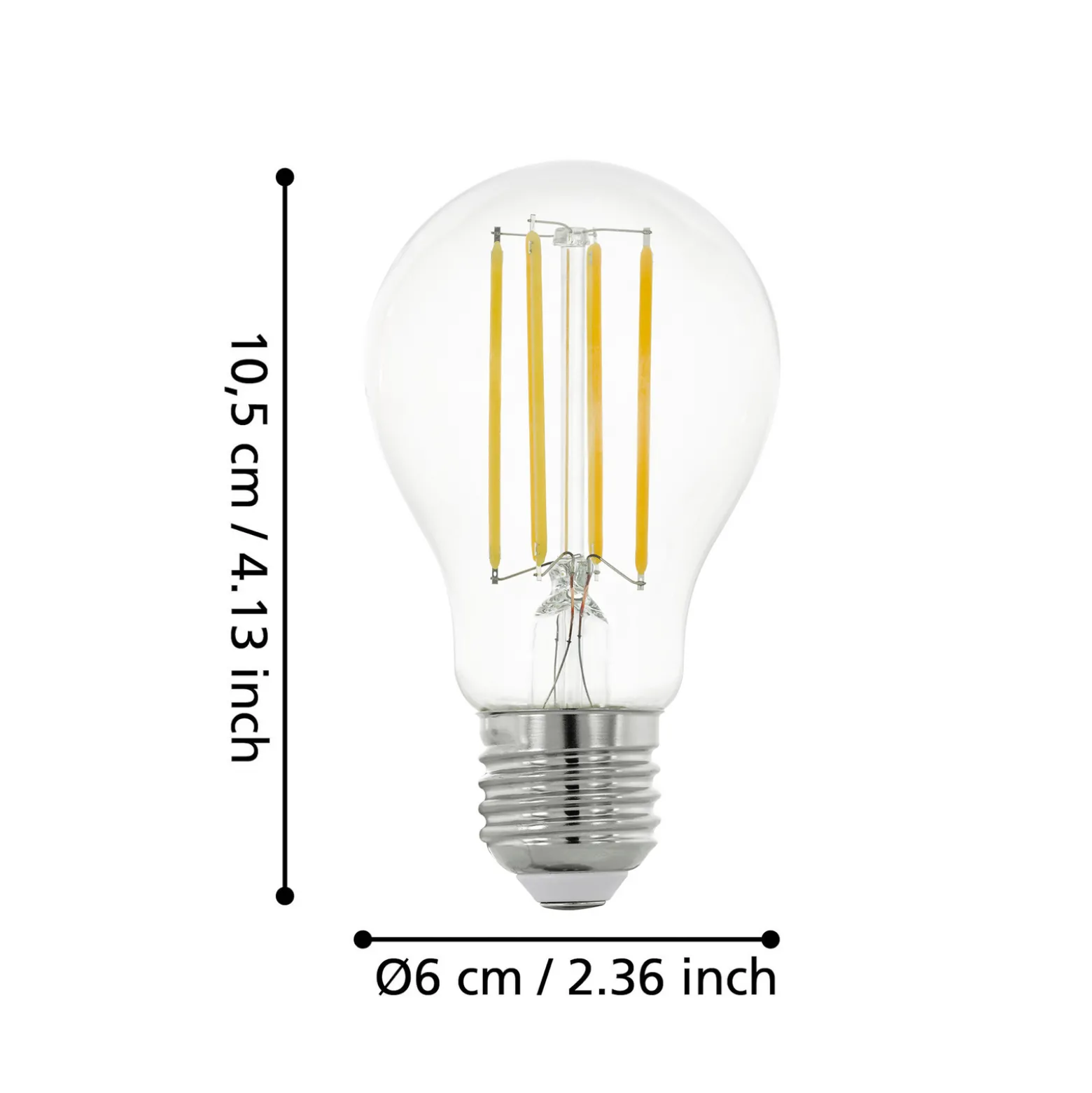 EGLO connect-z E27 A60 6W 806lm 4,000K, 2-pack, 2-pack