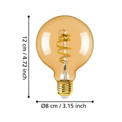 EGLO connect-z E27 G80 globe 5,5W 400lm 2200-6500K