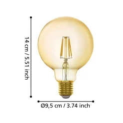 EGLO connect-z E27 G95 Globe 5,5W 500 Lumen 2200K
