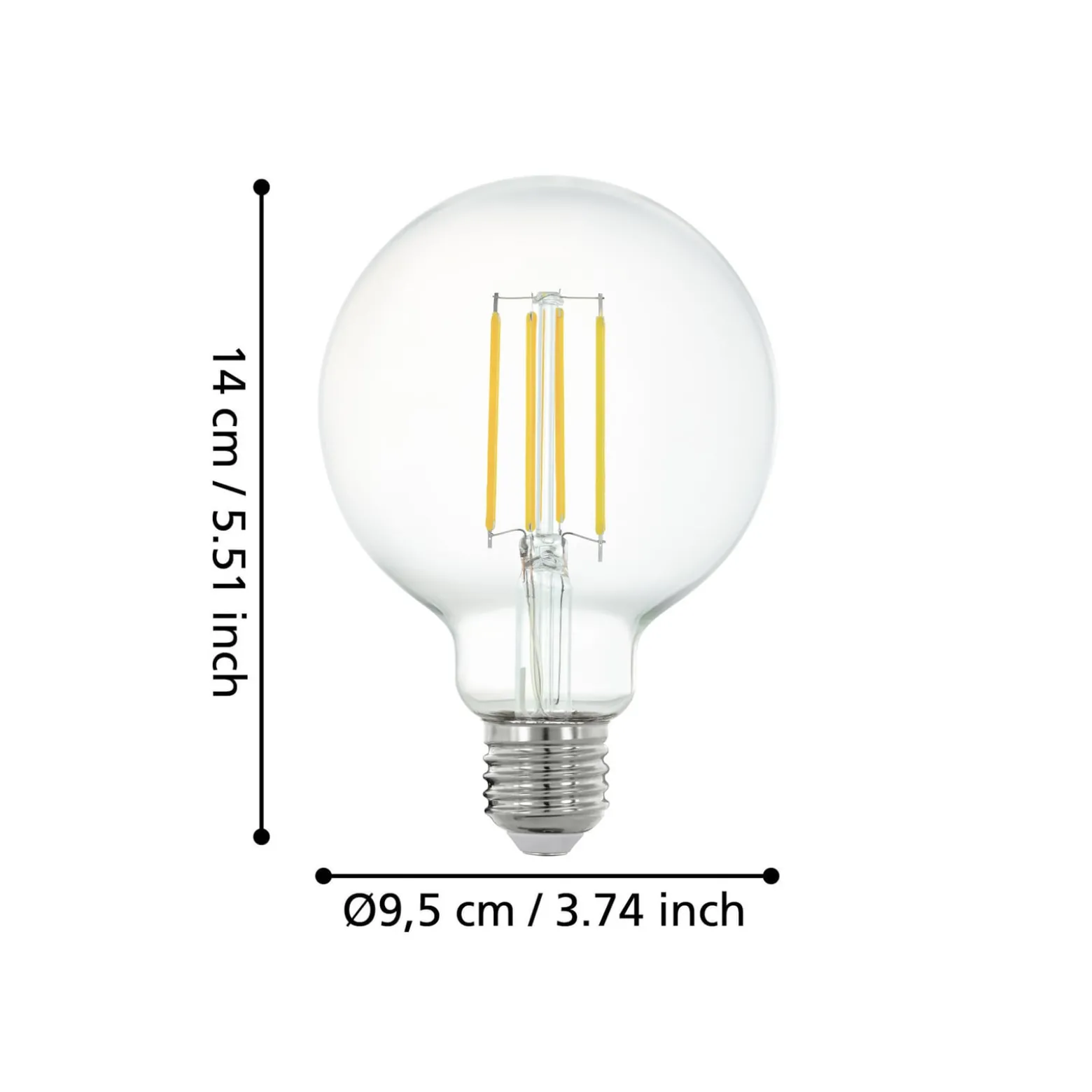 EGLO connect-z E27 G95 LED-globe 6W 806lm 4000K