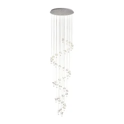 EGLO Stars of Light LED-riippuvalaisin Pianopoli kromi 78x334 cm