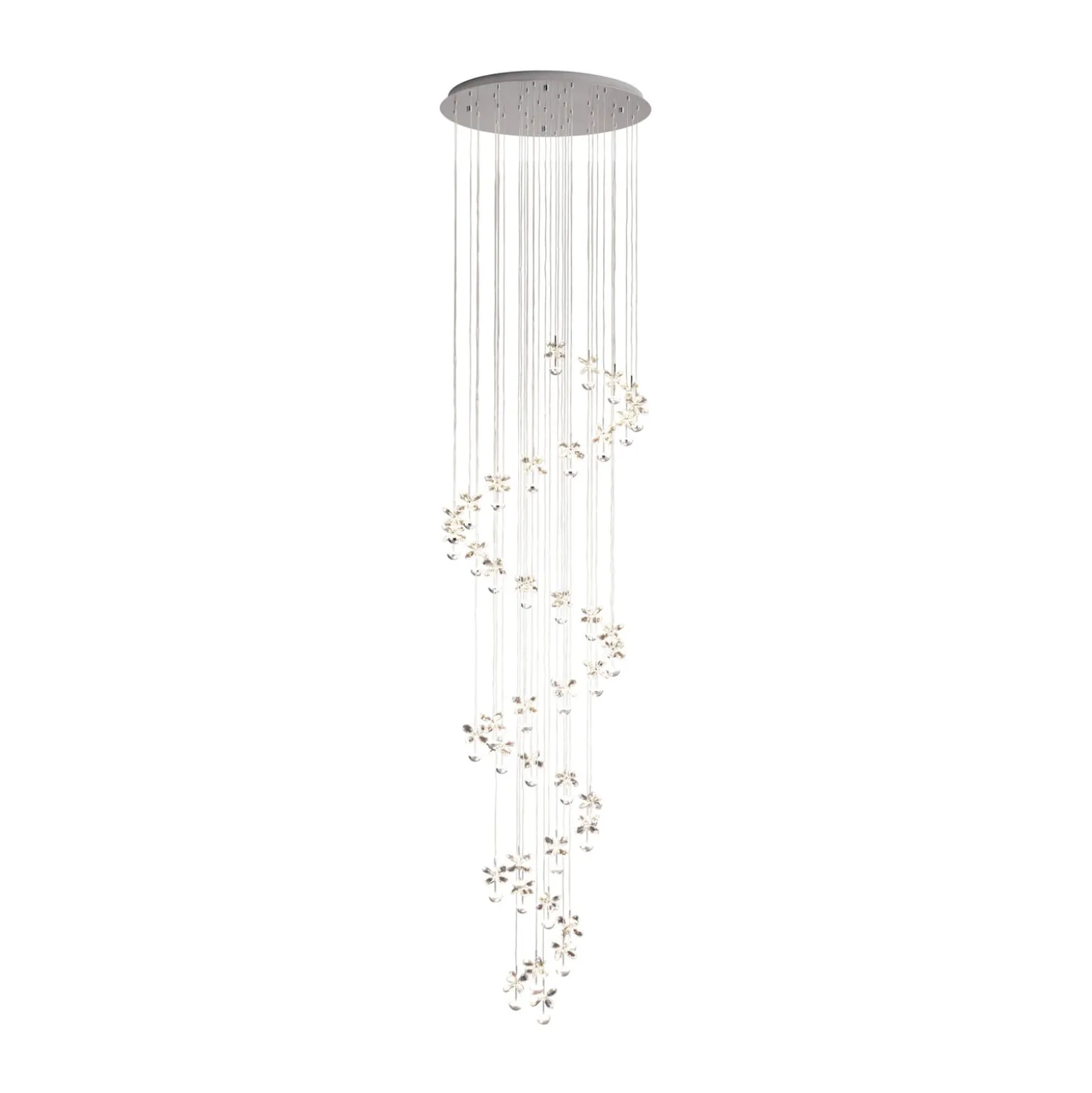 EGLO Stars of Light LED-riippuvalaisin Pianopoli kromi 78x334 cm