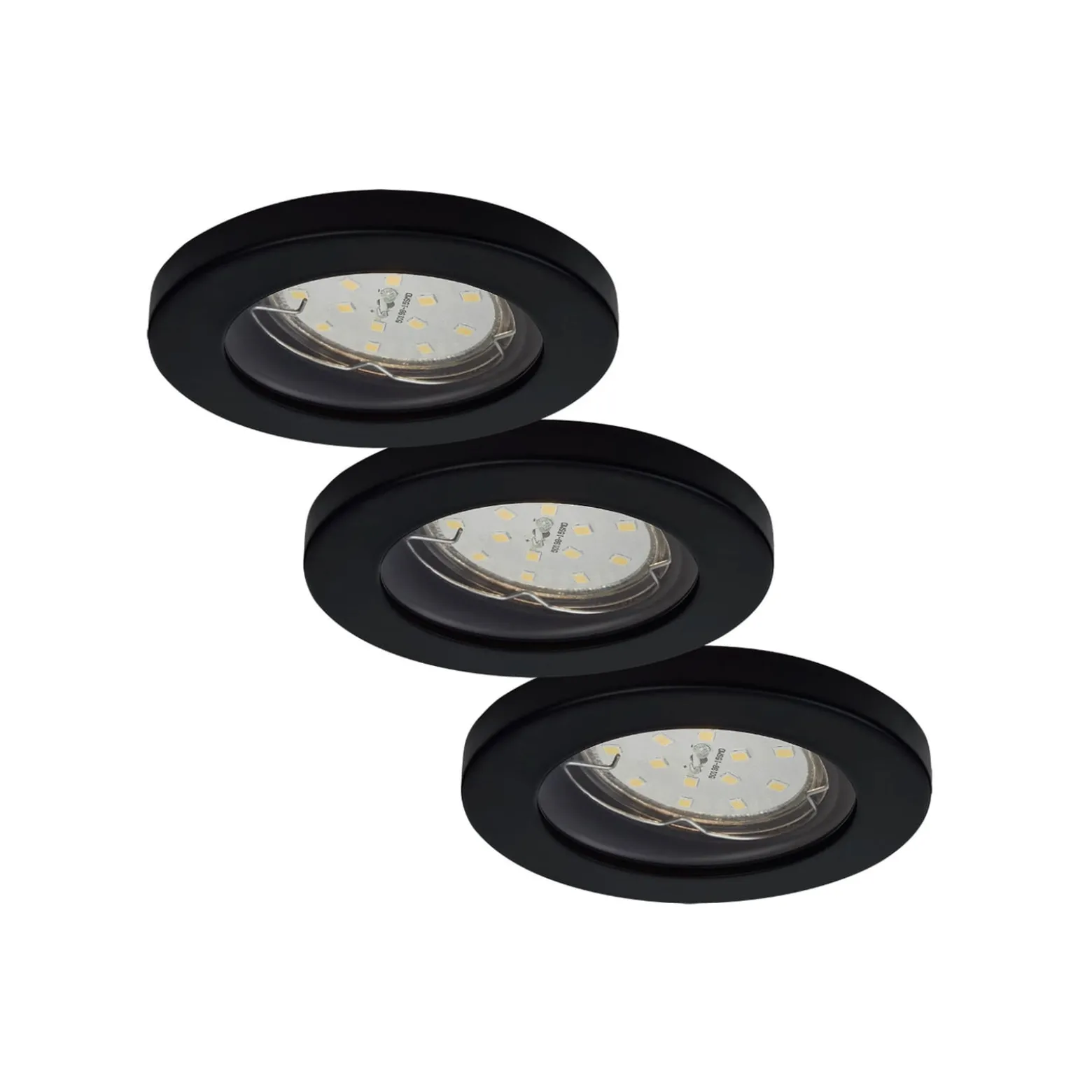 ELC Delfan LED-uppovalot kyyhkylle, 3 kpl, musta