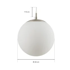 Elegantti Rondo-riippuvalaisin 20 cm