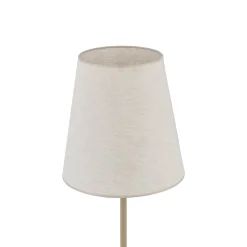 Elizabeth-maavalaisin, hiekka/beige, pellava, korkeus 152 cm, E27