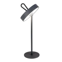 Ella LED ladattava pöytävalaisin, magneettinen, harmaa