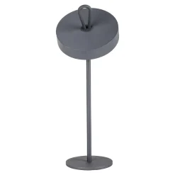 Ella LED ladattava pöytävalaisin, magneettinen, harmaa
