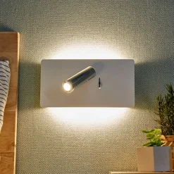 Elske LED-seinävalaisin lukuvalolla