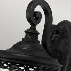 English Bridle -seinälyhty, IP44 Ø 26,7 cm, musta