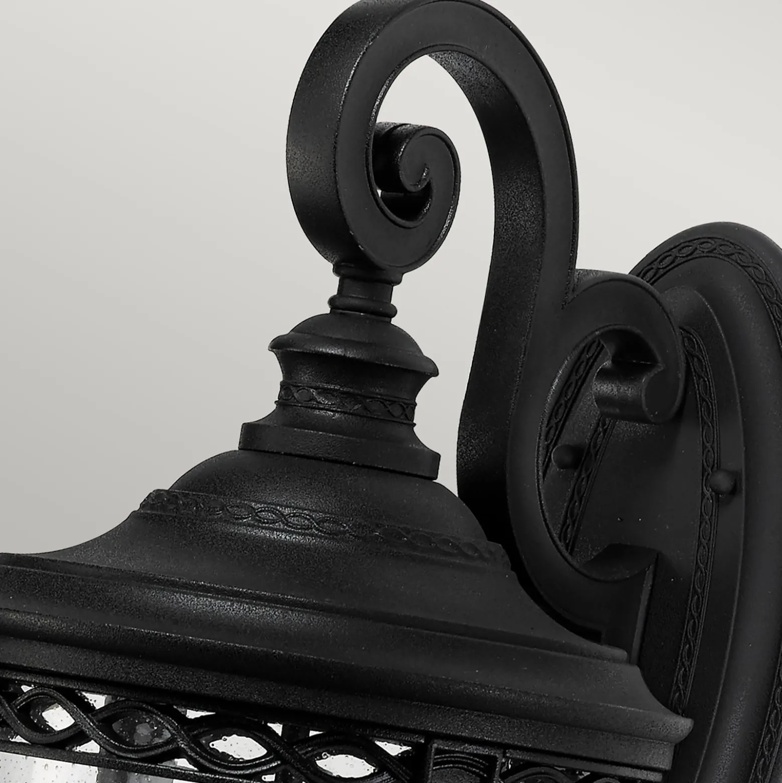 English Bridle -seinälyhty, IP44 Ø 26,7 cm, musta