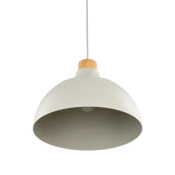 Envostar Kaitt-riippuvalaisin, beige, Ø 34 cm, puuosat