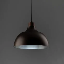 Envostar Kaitt-riippuvalaisin, ruskea, Ø 34 cm, puuosat