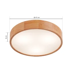 Envostar kattovalaisin Kerio, Ø 47 cm, tammipuu luonnonvärinen