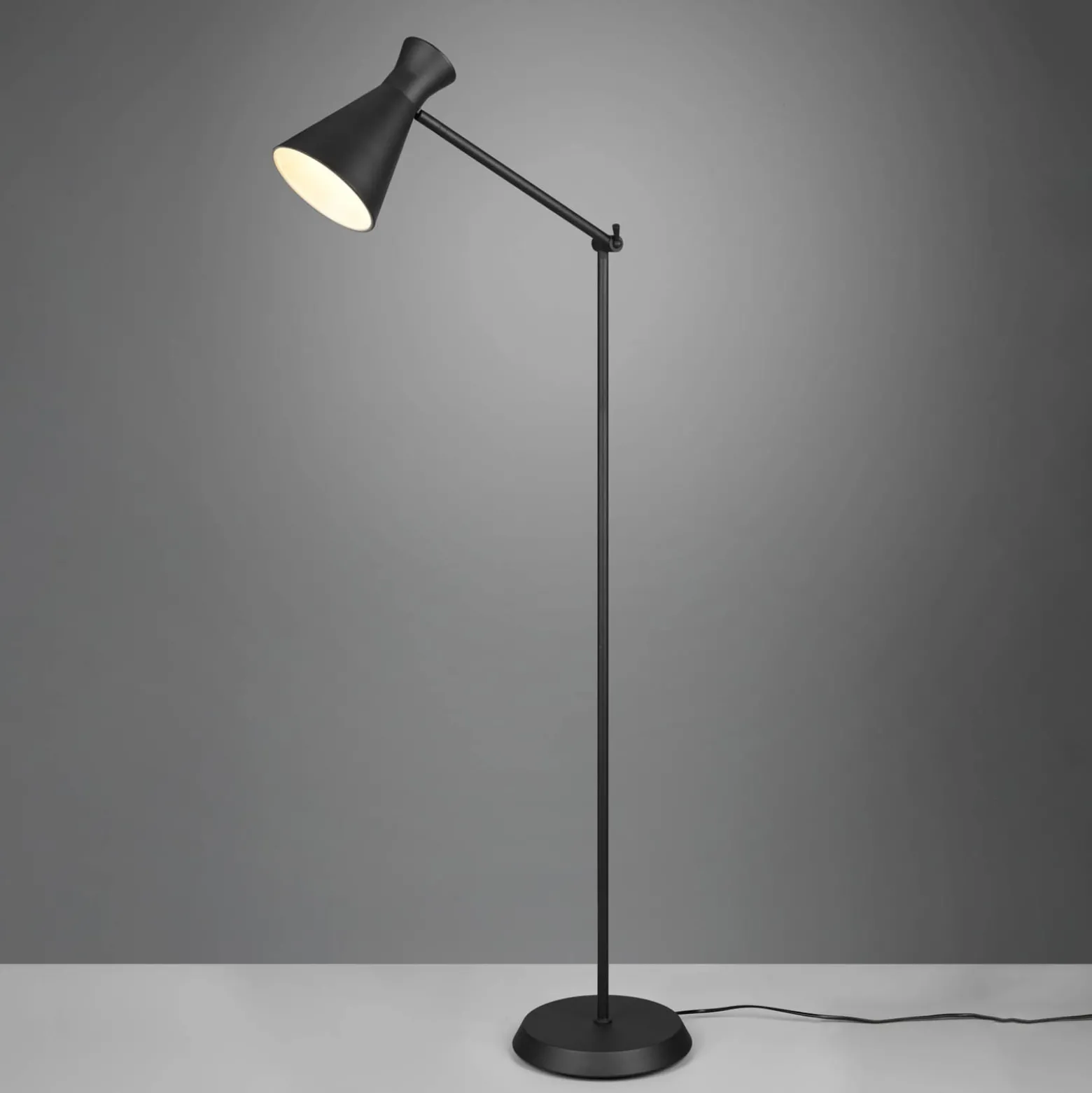 Enzo-lattiavalo, korkeus 150 cm, musta