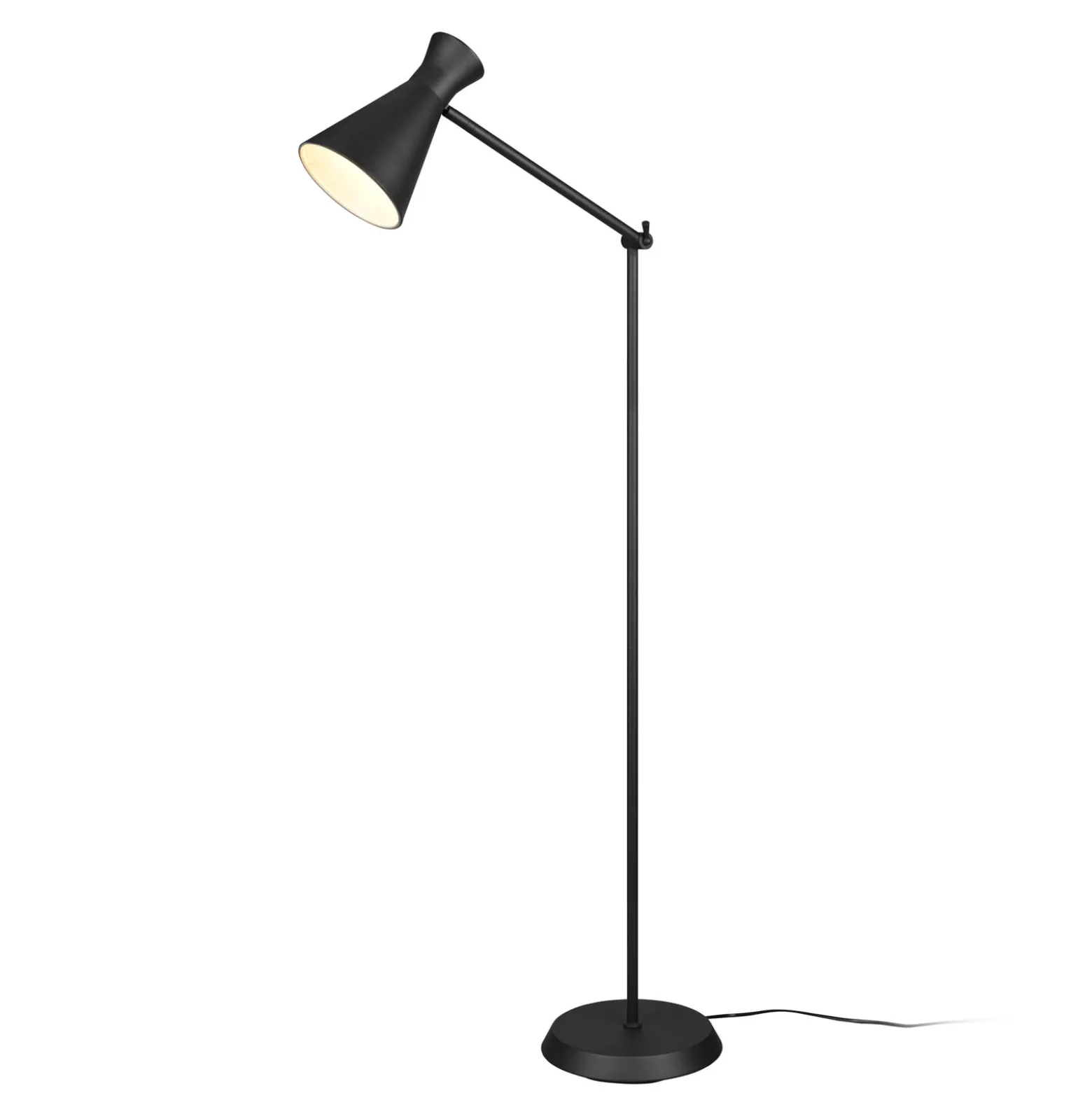 Enzo-lattiavalo, korkeus 150 cm, musta