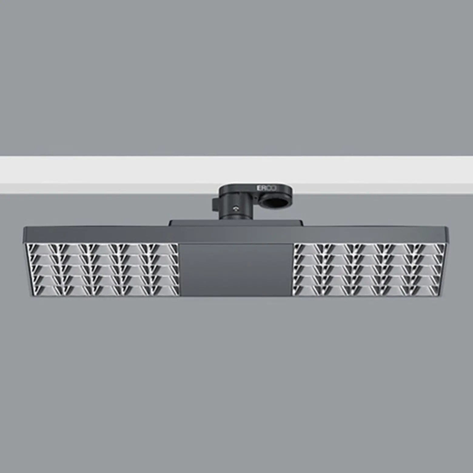 ERCO Jilly 230V 15W extra wide 830 musta/hopea