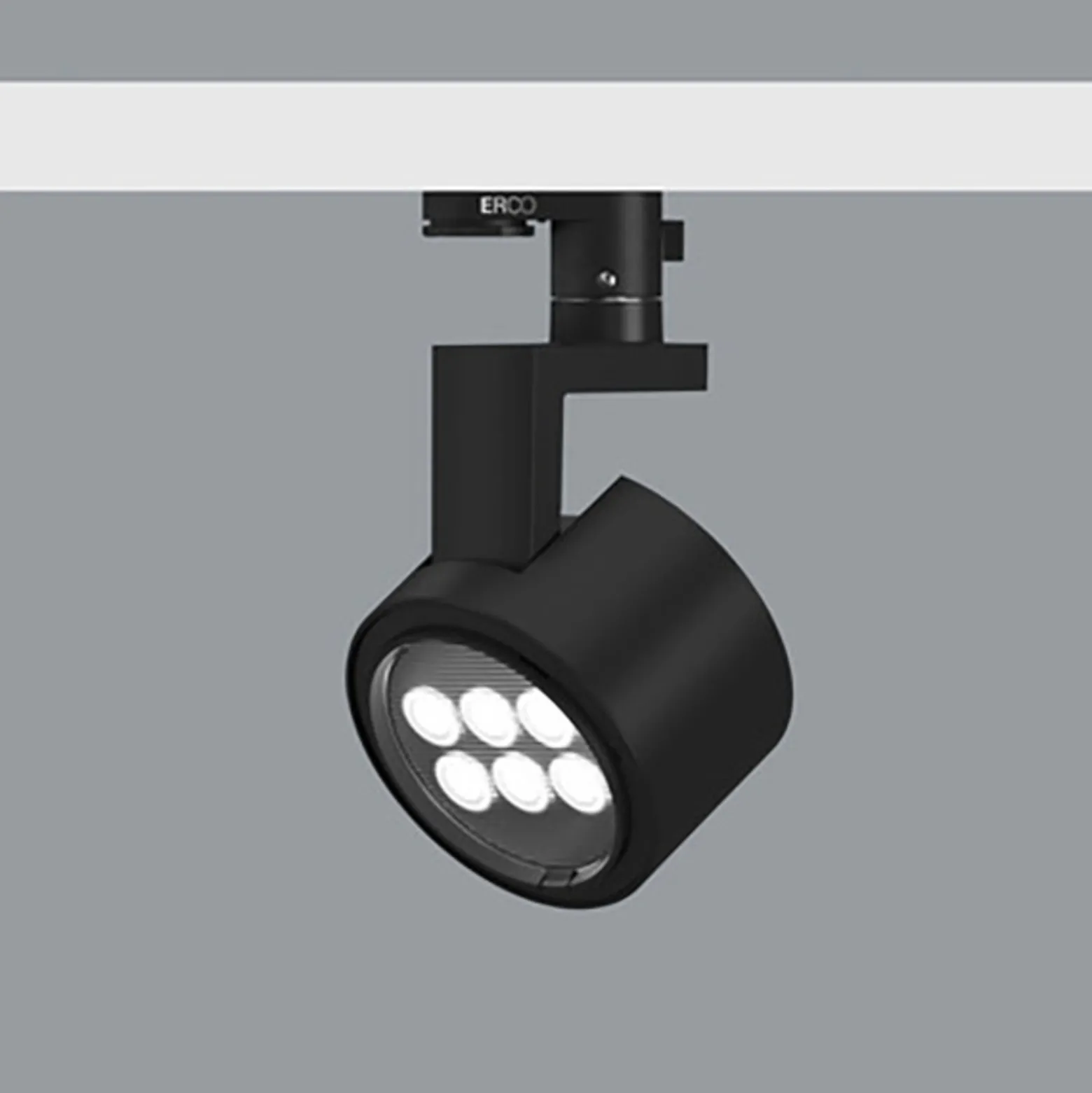 ERCO Parscan 230V-kohdevalo 12W Wallwash 940 black