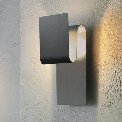 Escale Fold -LED-seinävalaisin, antrasiitti
