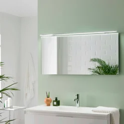 Esther 2 LED-peilivalaisin, kromi, leveys 120 cm