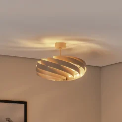 Euluna kattovalaisin Vento, beige, Ø 60 cm