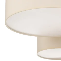 Euluna Lodge kattovalaisin, 4-lamppuinen, beige