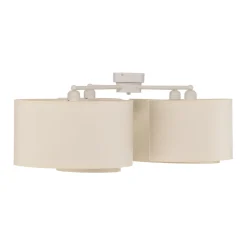 Euluna Lodge kattovalaisin, 4-lamppuinen, beige