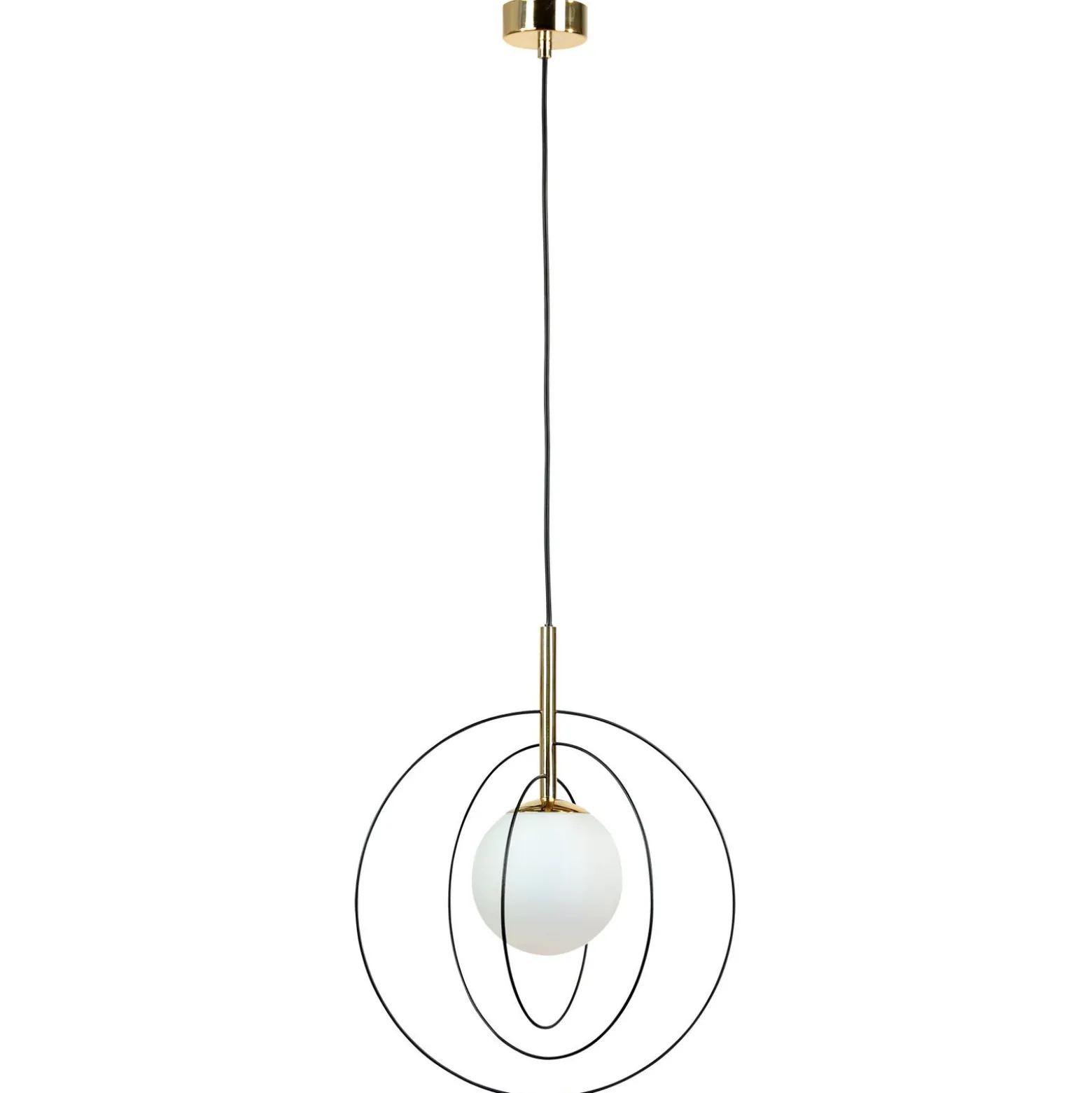 Euluna riippuvalaisin Spinn, 1-lamppuinen, lasi, Ø 35 cm